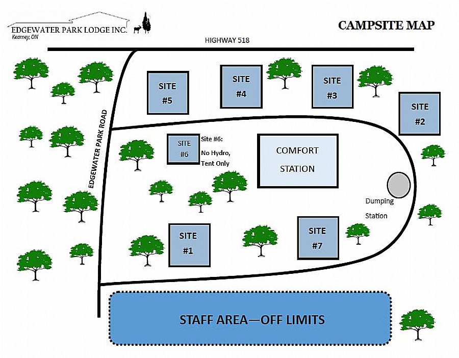 Campground sitemap