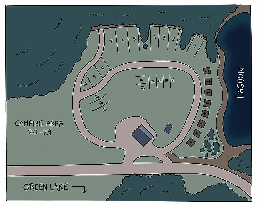 Campground sitemap