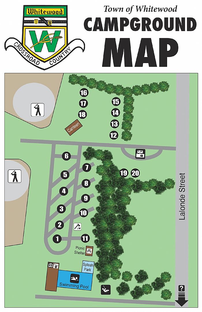 Campground sitemap